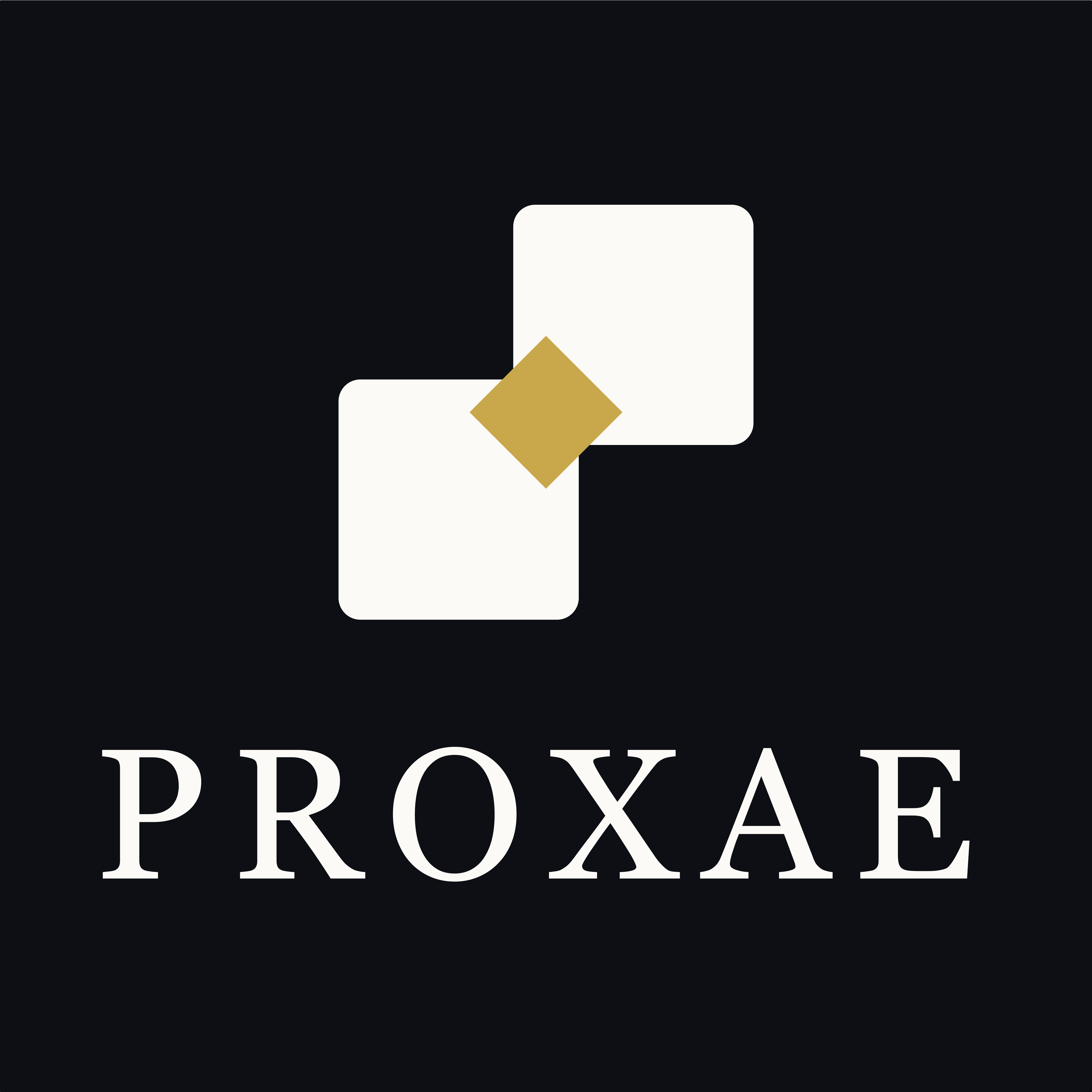 Proxae logo dark